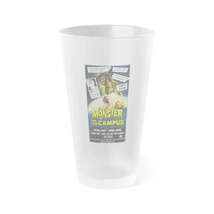 MONSTER ON THE CAMPUS (3) 1958 Movie Poster - Frosted Pint Glass 16oz 16oz Frosted - Go Mug Yourself