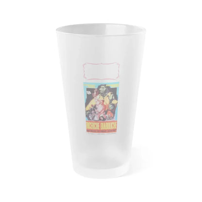 MONSTER ON THE CAMPUS (4) 1958 Movie Poster - Frosted Pint Glass 16oz 16oz Frosted - Go Mug Yourself