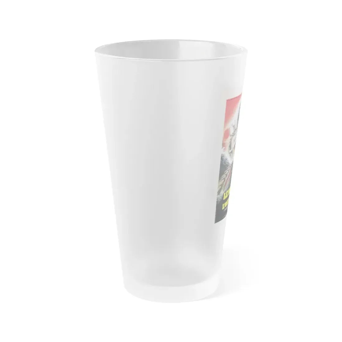 MONSTER SHARK 1984 Movie Poster - Frosted Pint Glass 16oz - Go Mug Yourself