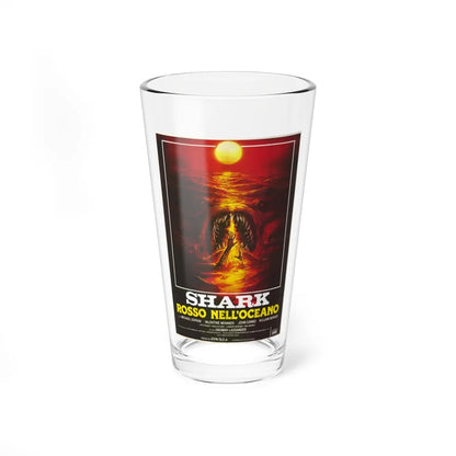 MONSTER SHARK (2) 1984 Movie Poster - Pint Glass 16oz-16oz-Go Mug Yourself