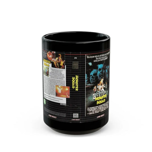 MONSTER SQUAD (VHS COVER) - Black Coffee Mug 15oz - Go Mug Yourself