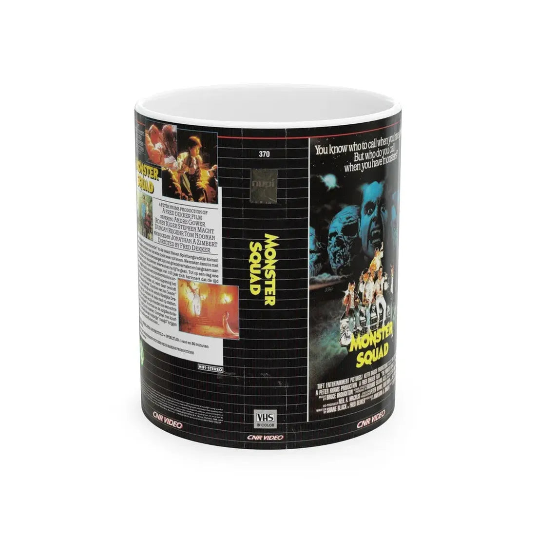 MONSTER SQUAD (VHS COVER) - White Coffee Mug 11oz - Go Mug Yourself
