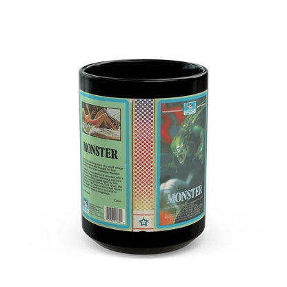 MONSTER (VHS COVER) - Black Coffee Mug 15oz - Go Mug Yourself
