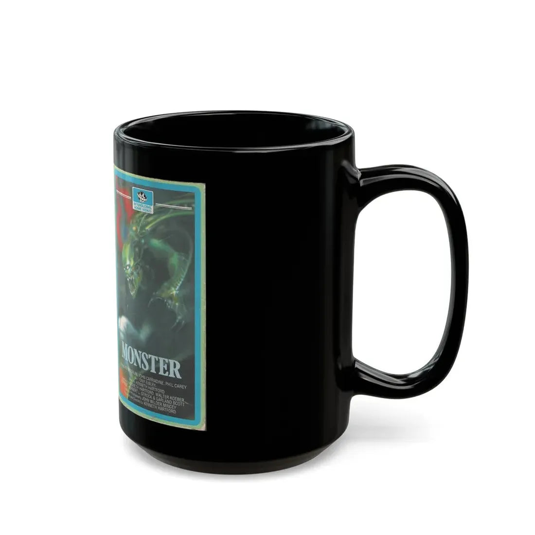MONSTER (VHS COVER) - Black Coffee Mug - Go Mug Yourself