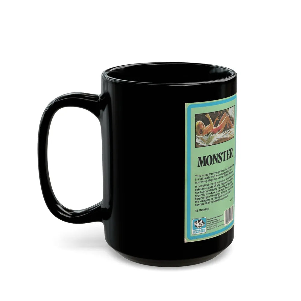 MONSTER (VHS COVER) - Black Coffee Mug-Go Mug Yourself