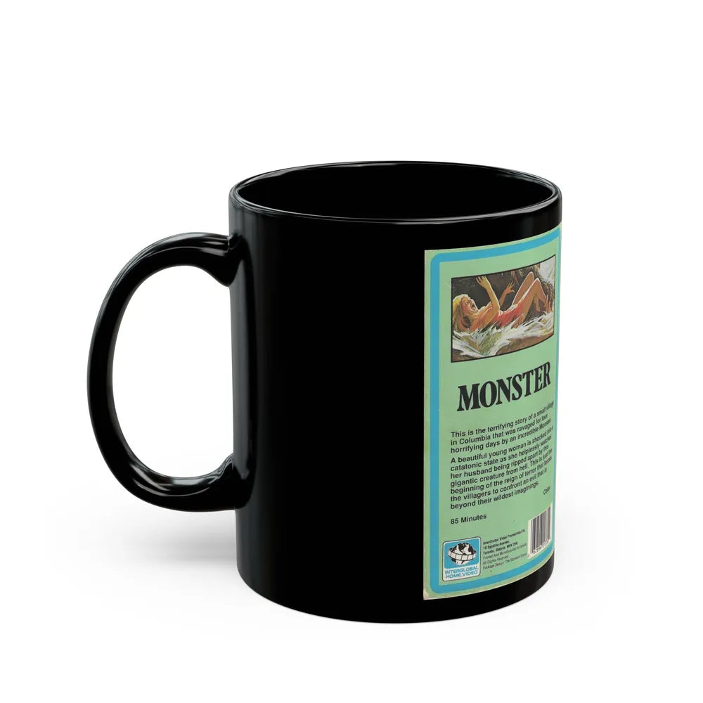 MONSTER (VHS COVER) - Black Coffee Mug-Go Mug Yourself