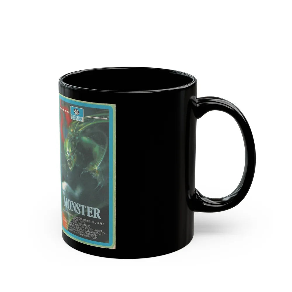 MONSTER (VHS COVER) - Black Coffee Mug-Go Mug Yourself