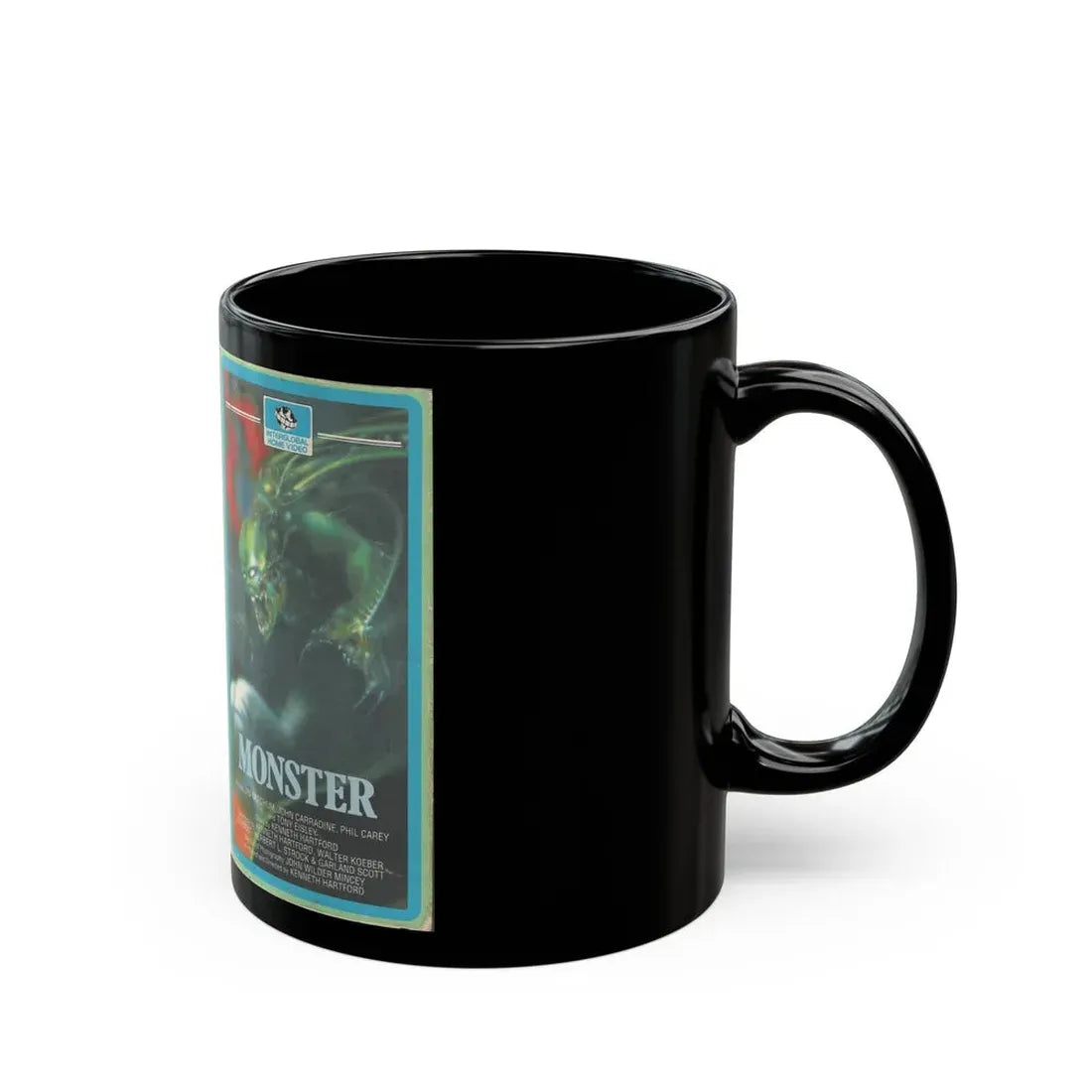 MONSTER (VHS COVER) - Black Coffee Mug - Go Mug Yourself