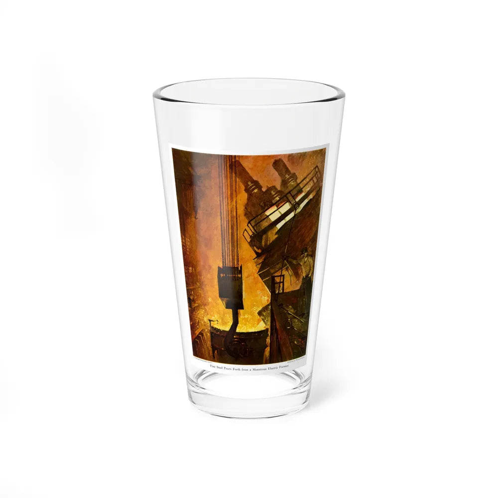 Monsterous Electric Furnace, 1945 (Magazine Illustration) Pint Glass 16oz-16oz-Go Mug Yourself