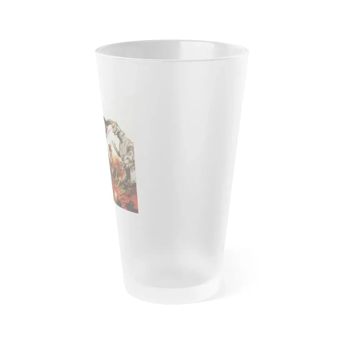 MONSTERS FROM AN UNKNOWN PLANET (REVENGE OF MECHAGODZILLA) 1975 Movie Poster - Frosted Pint Glass 16oz - Go Mug Yourself