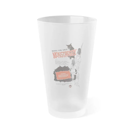 MONSTROSITY (THE ATOMIC BRAIN) 1963 Movie Poster - Frosted Pint Glass 16oz Default Title - Go Mug Yourself