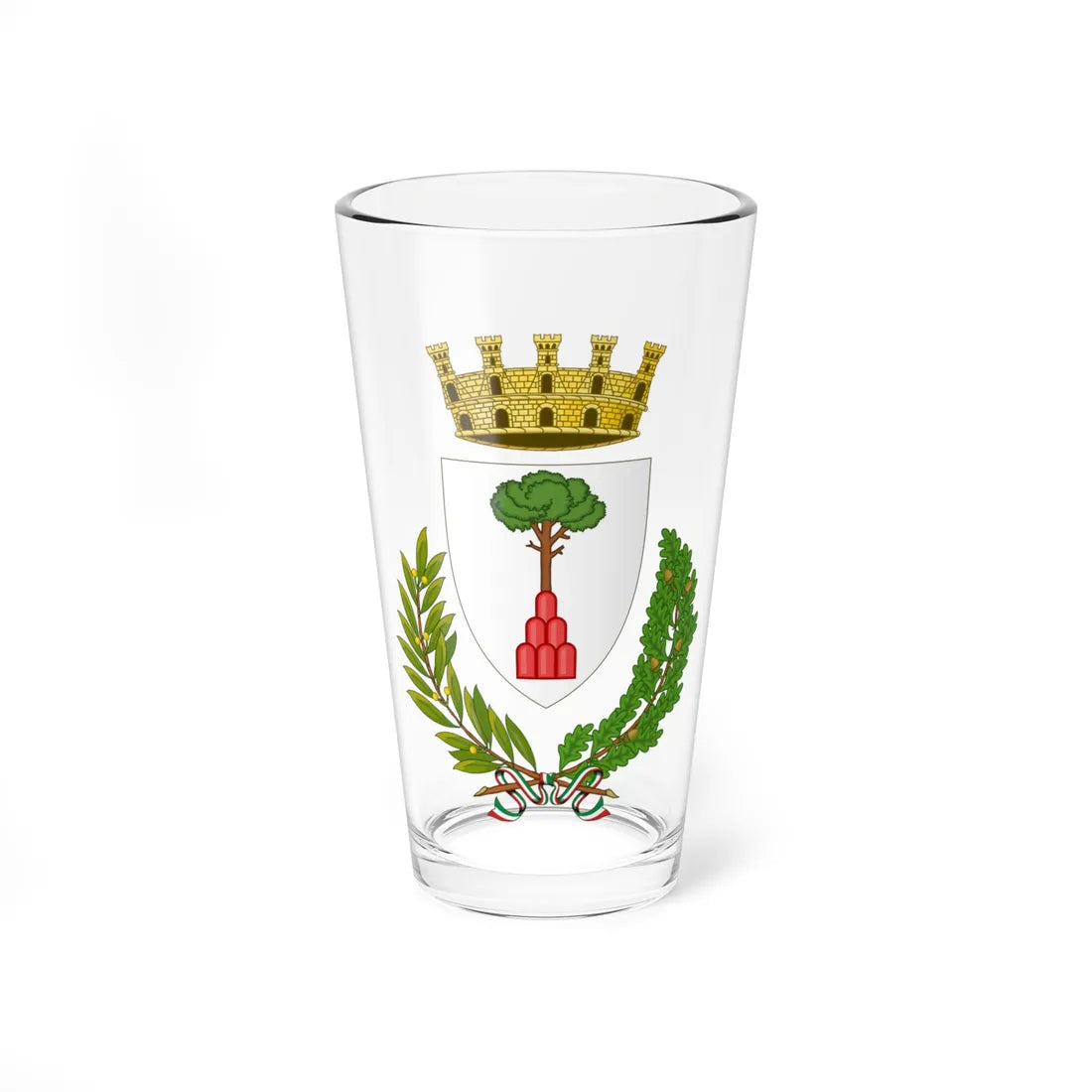 Montalcino-Stemma (Italy) (Coat of Arms) Pint Glass 16oz 16oz - Go Mug Yourself