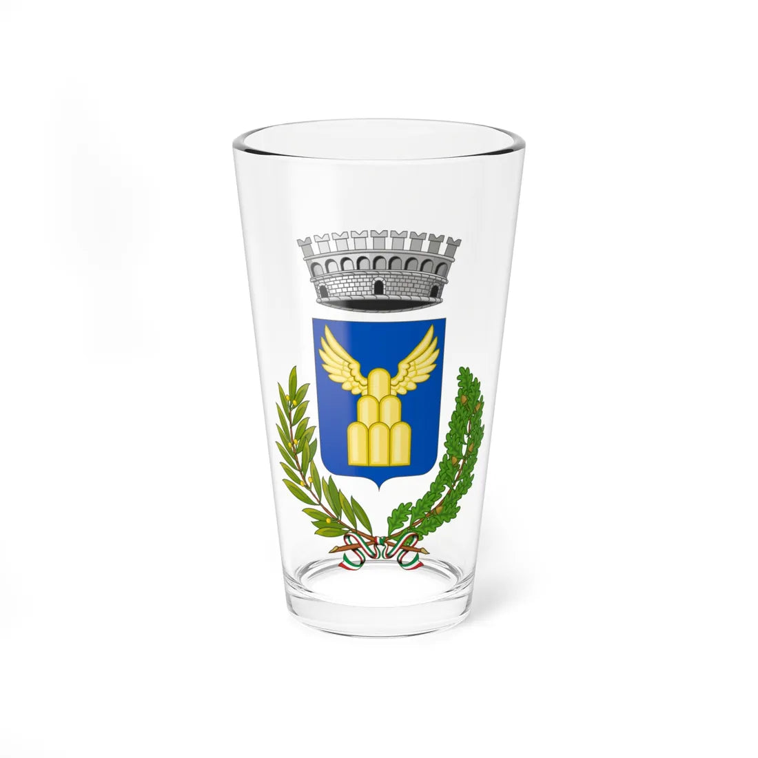 Montale-Stemma (Italy) (Coat of Arms) Pint Glass 16oz 16oz - Go Mug Yourself