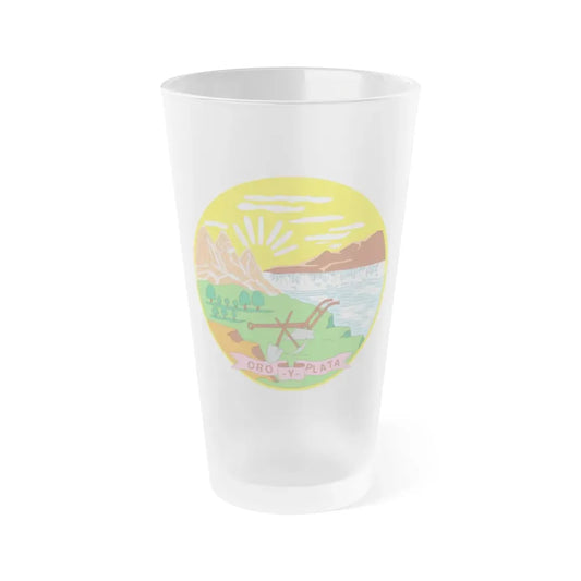 Montana State Seal NARA - Frosted Pint Glass 16oz 16oz Frosted - Go Mug Yourself