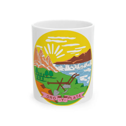 Montana State Seal NARA - White Coffee Mug-11oz-Go Mug Yourself