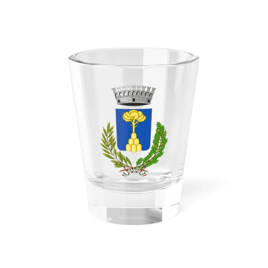 Monte Cerignone-Stemma (Italy) (Coat of Arms) Shot Glass 1.5oz 1.5oz - Go Mug Yourself