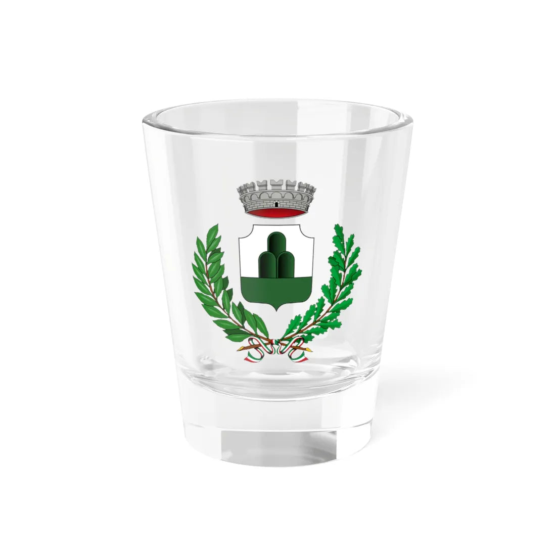 Monte Compatri-Stemma (Italy) (Coat of Arms) Shot Glass 1.5oz 1.5oz - Go Mug Yourself