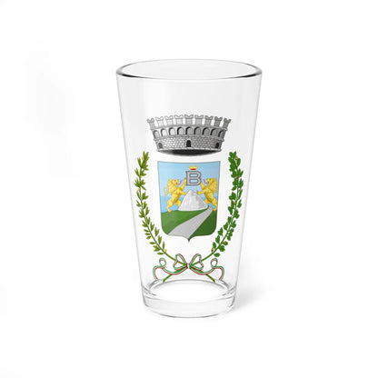 Montebruno-Stemma (Italy) (Coat of Arms) Pint Glass 16oz 16oz - Go Mug Yourself