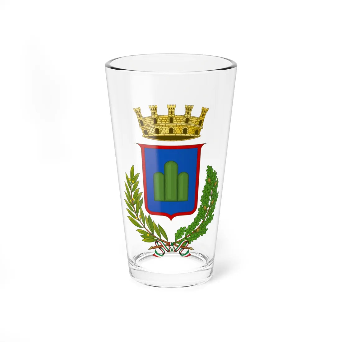 Montecastrilli-Stemma (Italy) (Coat of Arms) Pint Glass 16oz 16oz - Go Mug Yourself