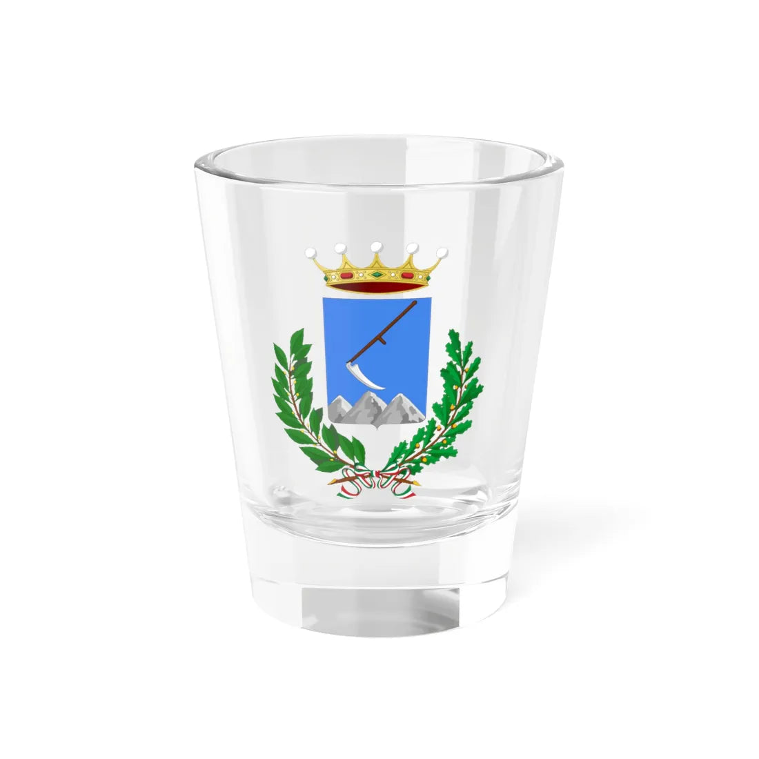 Montefalcione-Stemma (Italy) (Coat of Arms) Shot Glass 1.5oz 1.5oz - Go Mug Yourself