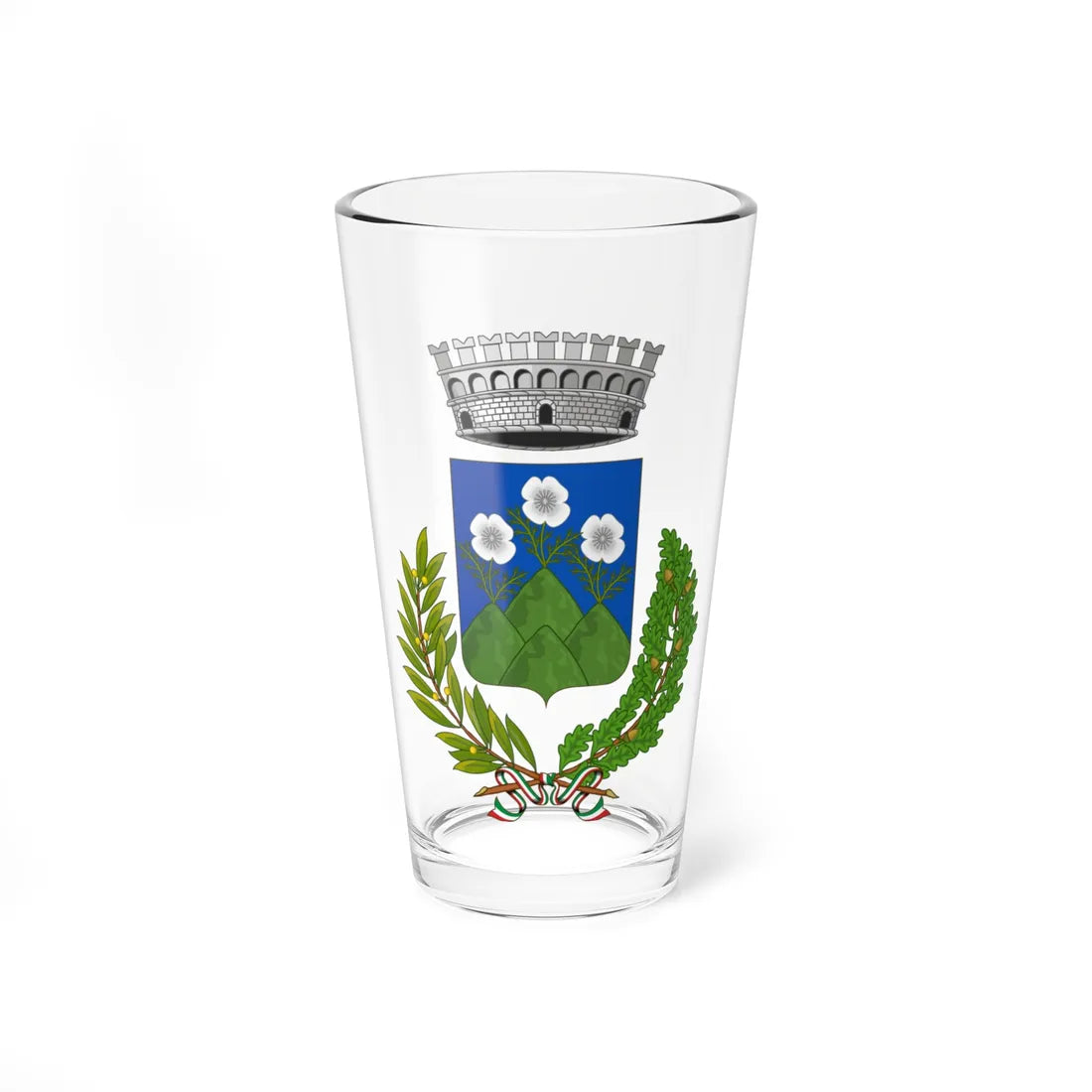 Montefiorino-Stemma (Italy) (Coat of Arms) Pint Glass 16oz 16oz - Go Mug Yourself