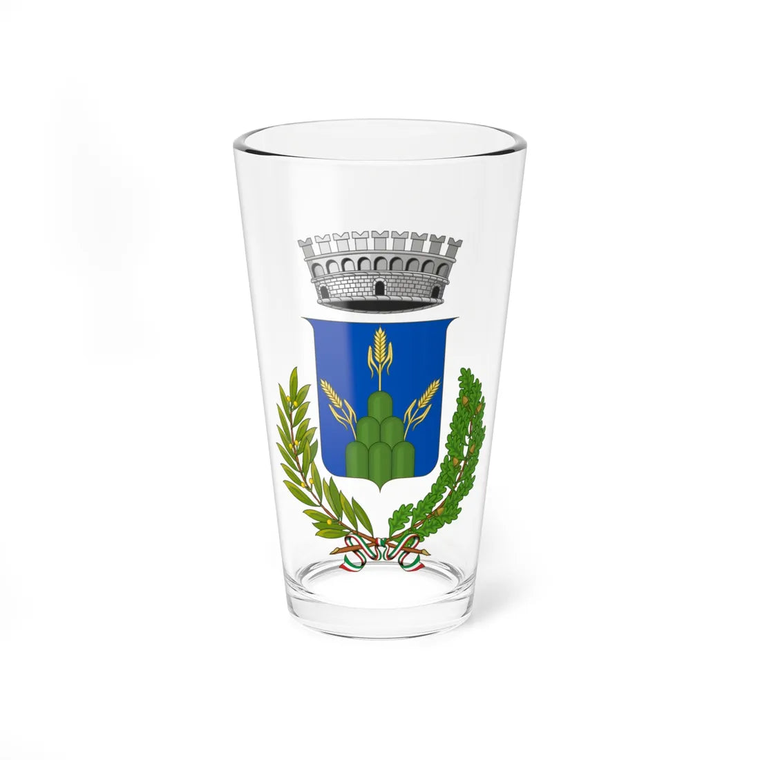 Montegranaro-Stemma (Italy) (Coat of Arms) Pint Glass 16oz 16oz - Go Mug Yourself