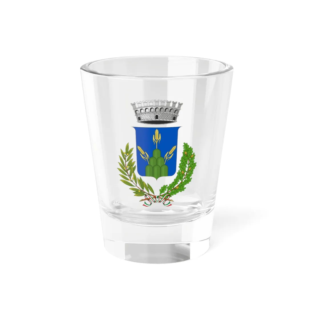 Montegranaro-Stemma (Italy) (Coat of Arms) Shot Glass 1.5oz 1.5oz - Go Mug Yourself