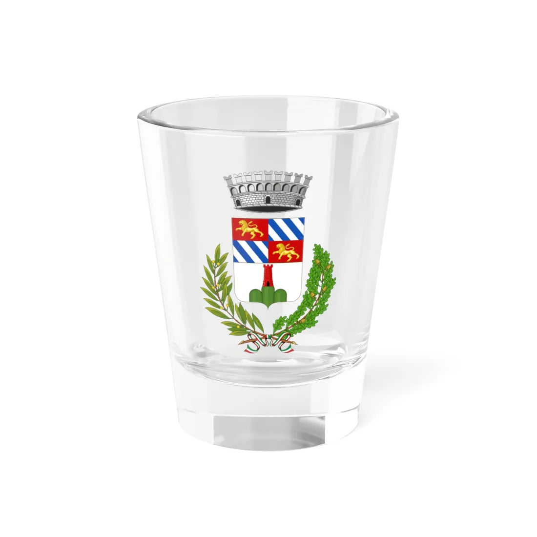 Montelapiano-Stemma (Italy) (Coat of Arms) Shot Glass 1.5oz 1.5oz - Go Mug Yourself