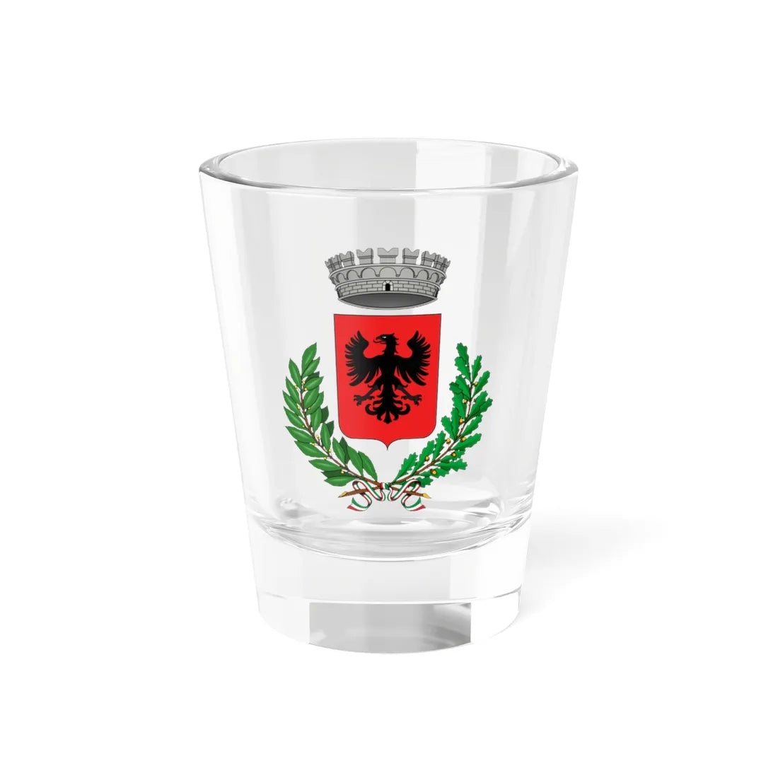Montelepre-Stemma (Italy) (Coat of Arms) Shot Glass 1.5oz 1.5oz - Go Mug Yourself
