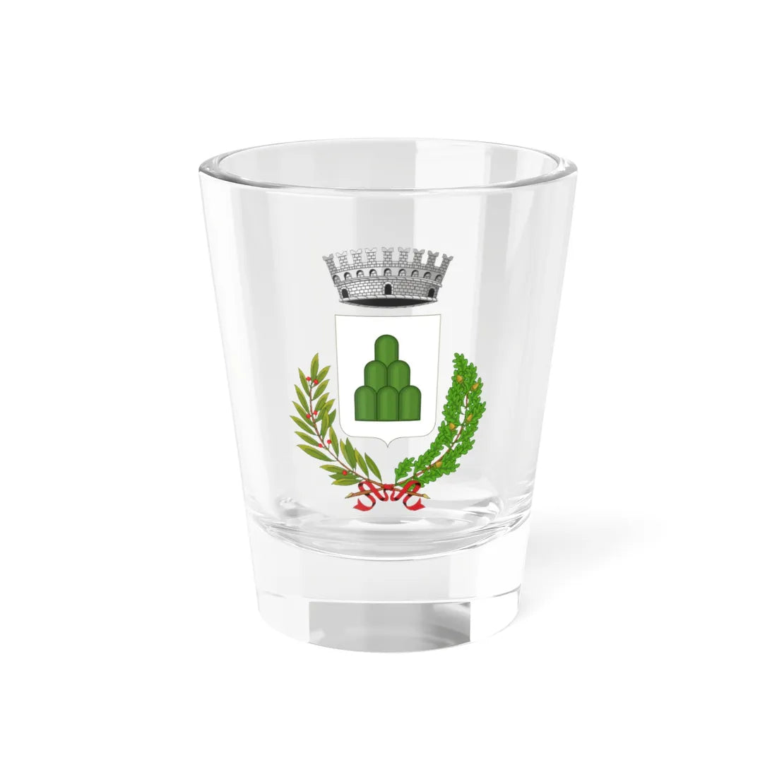 Montemaggiore al Metauro-Stemma (Italy) (Coat of Arms) Shot Glass 1.5oz 1.5oz - Go Mug Yourself