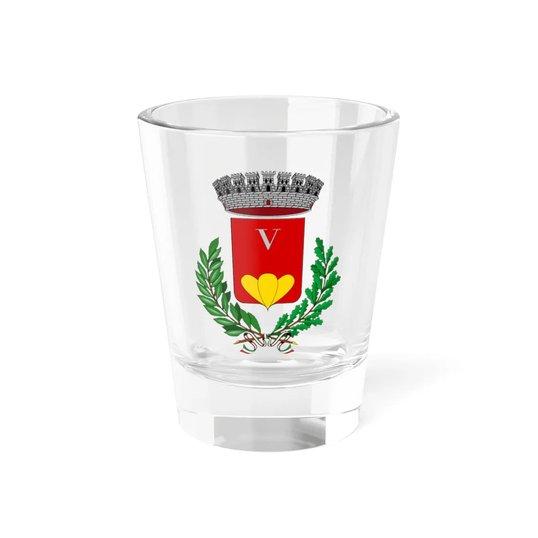 Montemurro-Stemma (Italy) (Coat of Arms) Shot Glass 1.5oz 1.5oz - Go Mug Yourself