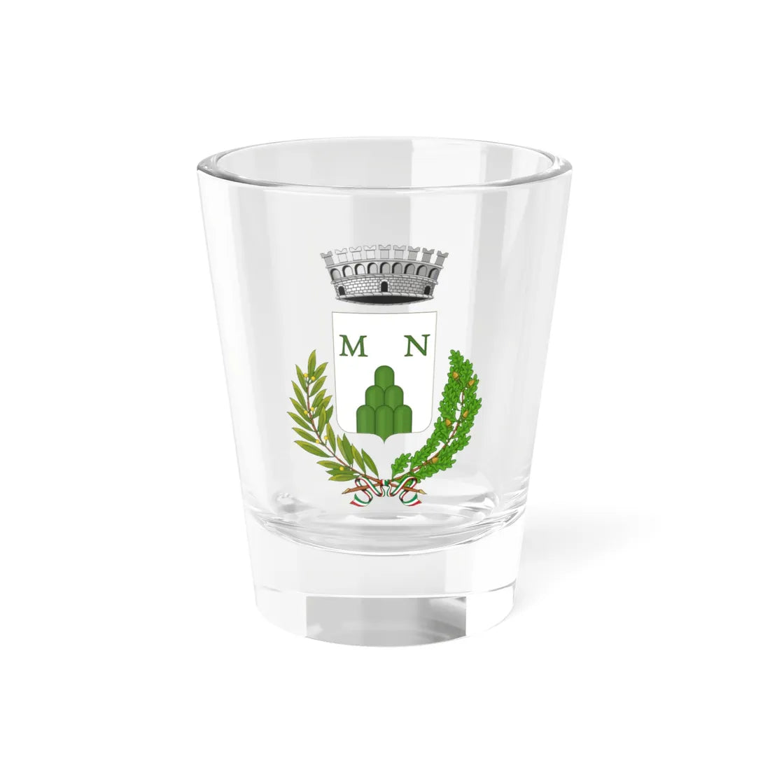 Montenero Val Cocchiara-Stemma (Italy) (Coat of Arms) Shot Glass 1.5oz 1.5oz - Go Mug Yourself