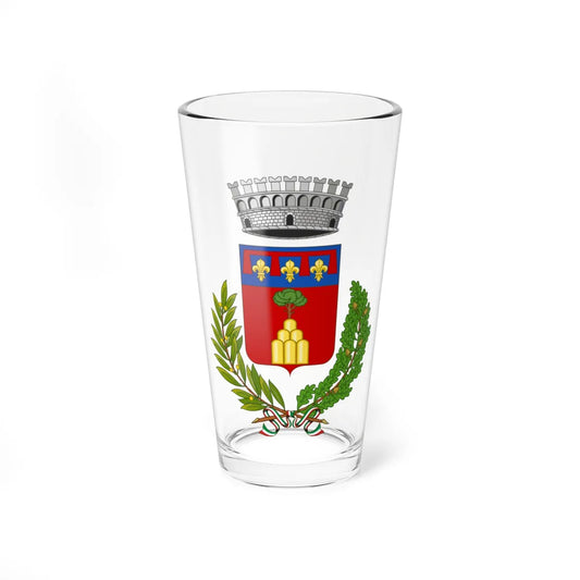 Monterenzio-Stemma (Italy) (Coat of Arms) Pint Glass 16oz 16oz - Go Mug Yourself