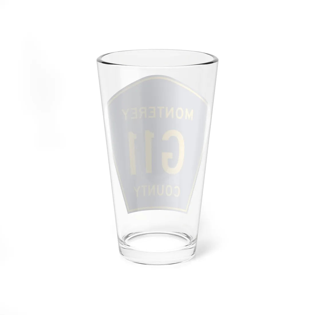 Monterey County G11 (California) (Road Sign) Pint Glass 16oz - Go Mug Yourself