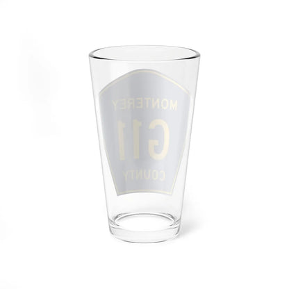 Monterey County G11 (California) (Road Sign) Pint Glass 16oz - Go Mug Yourself