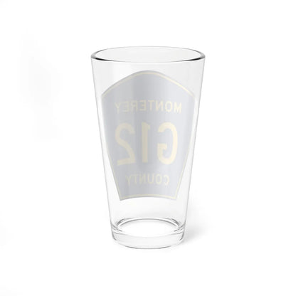 Monterey County G12 (California) (Road Sign) Pint Glass 16oz - Go Mug Yourself