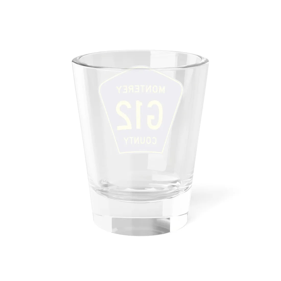 Monterey County G12 (California) (Road Sign) Shot Glass 1.5oz - Go Mug Yourself