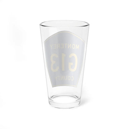 Monterey County G13 (California) (Road Sign) Pint Glass 16oz - Go Mug Yourself