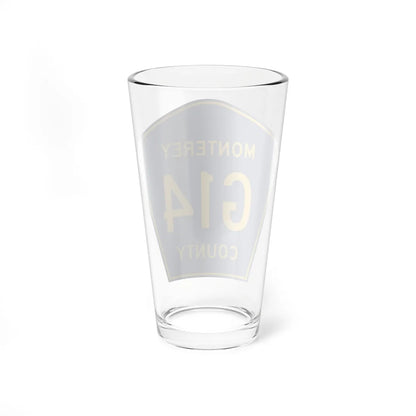 Monterey County G14 (California) (Road Sign) Pint Glass 16oz - Go Mug Yourself