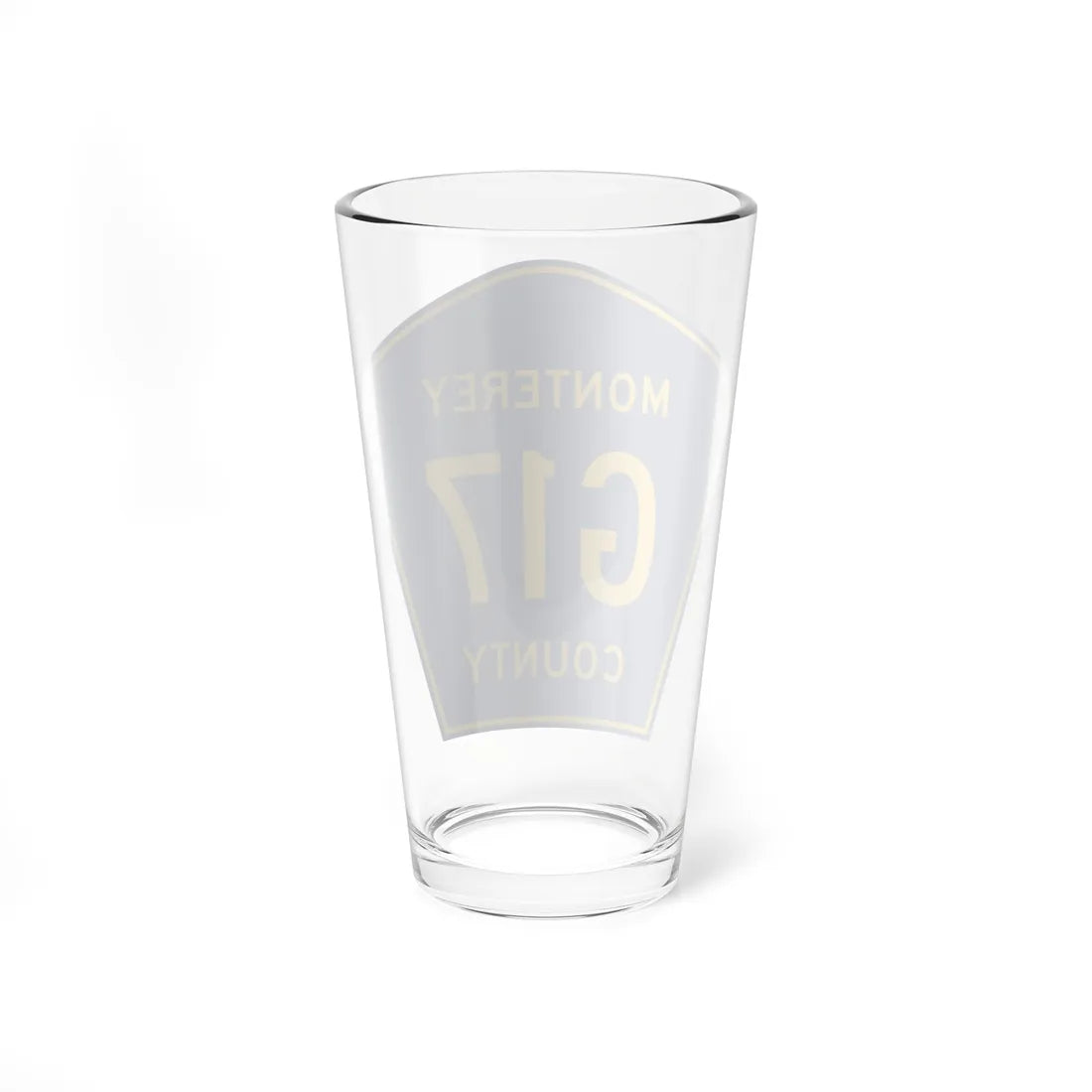 Monterey County G17 (California) (Road Sign) Pint Glass 16oz - Go Mug Yourself
