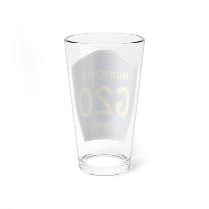 Monterey County G20 (California) (Road Sign) Pint Glass 16oz - Go Mug Yourself