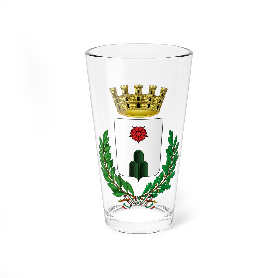 Monterotondo-Stemma (Italy) (Coat of Arms) Pint Glass 16oz 16oz - Go Mug Yourself