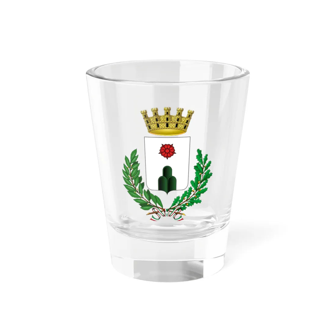 Monterotondo-Stemma (Italy) (Coat of Arms) Shot Glass 1.5oz 1.5oz - Go Mug Yourself