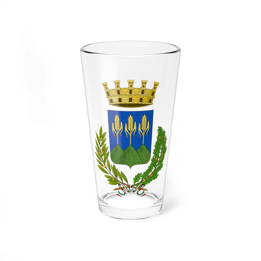 Montescaglioso-Stemma (Italy) (Coat of Arms) Pint Glass 16oz 16oz - Go Mug Yourself