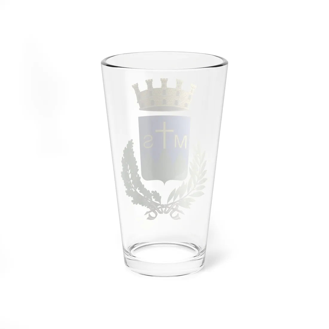 Montesilvano-Stemma (Italy) (Coat of Arms) Pint Glass 16oz - Go Mug Yourself