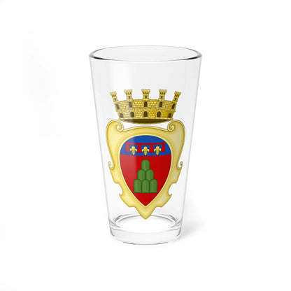 Montevarchi-Stemma (Italy) (Coat of Arms) Pint Glass 16oz 16oz - Go Mug Yourself