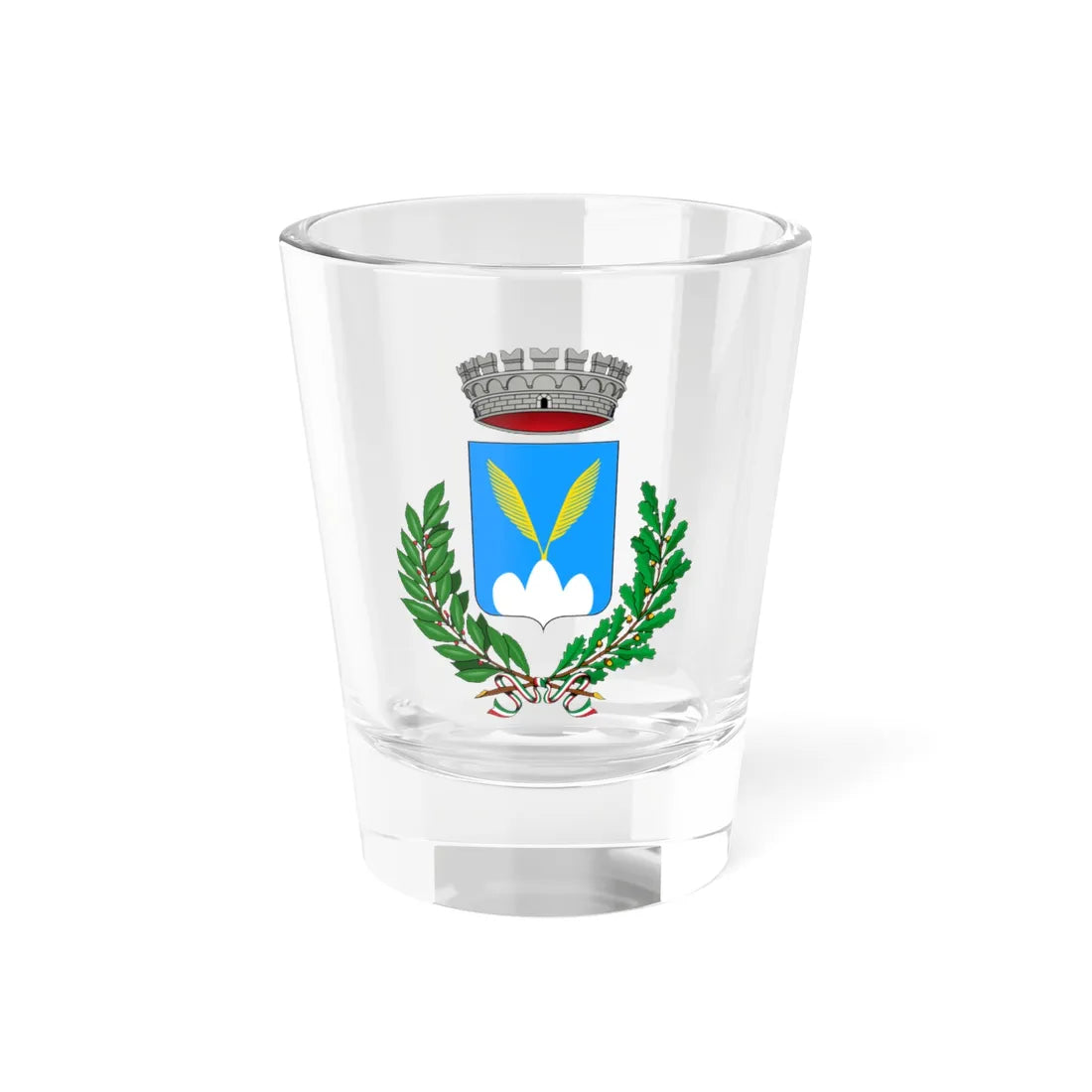 Monteverde-Stemma (Italy) (Coat of Arms) Shot Glass 1.5oz 1.5oz - Go Mug Yourself