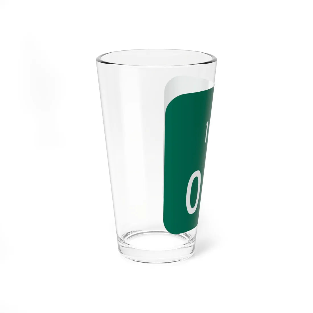 Montgomery County 104 NY reference marker (New York) (Road Sign) Pint Glass 16oz - Go Mug Yourself