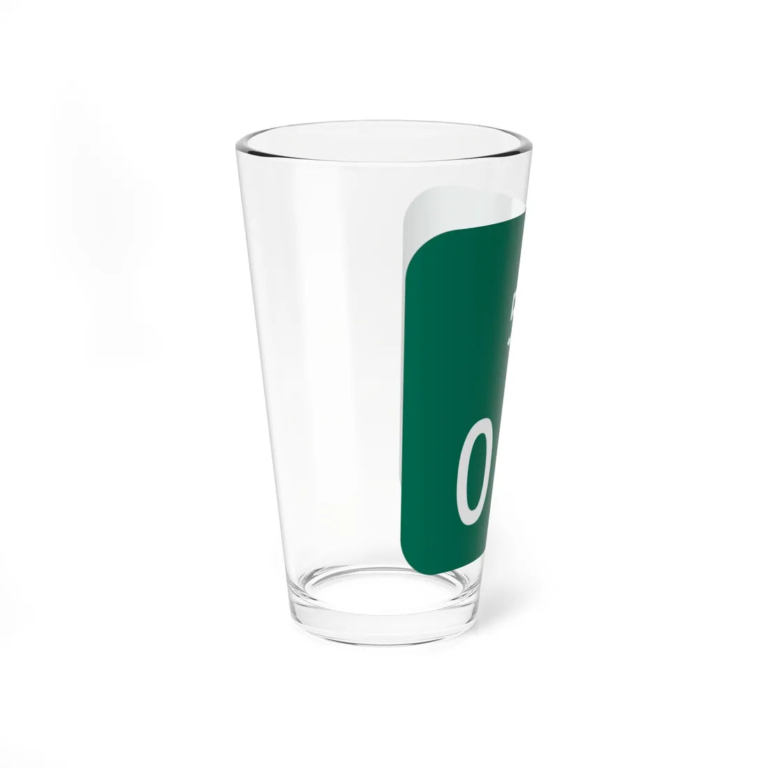 Montgomery County 57 NY reference marker (New York) (Road Sign) Pint Glass 16oz - Go Mug Yourself