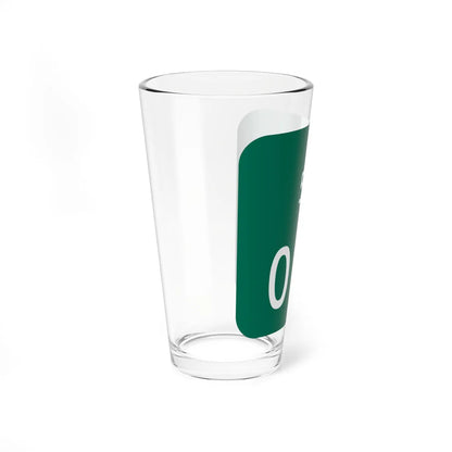Montgomery County 57 NY reference marker (New York) (Road Sign) Pint Glass 16oz - Go Mug Yourself